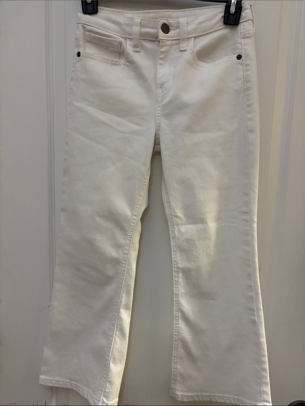 Franki by Francesca’s White Flare Jeans New Sz Youth Sz 10 New